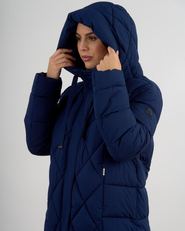 Piumino trapuntato con cappuccio