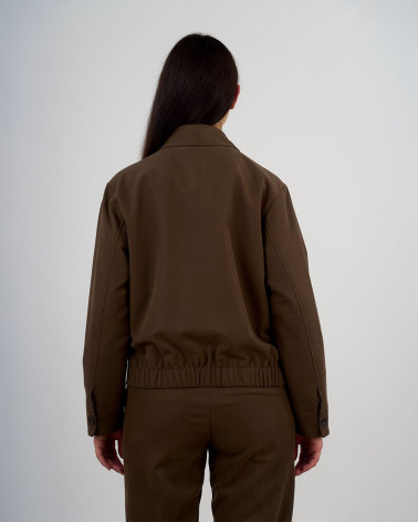 Giacca casual con zip e tasche