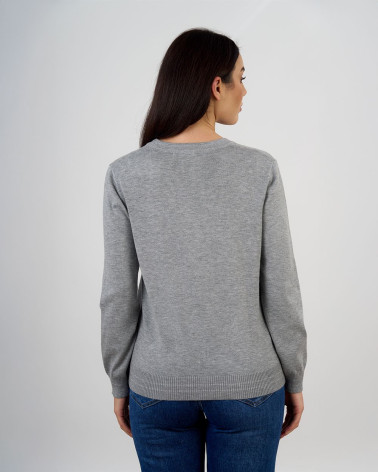 Cardigan con profili lurex