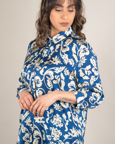 Camicia in fantasia foliage