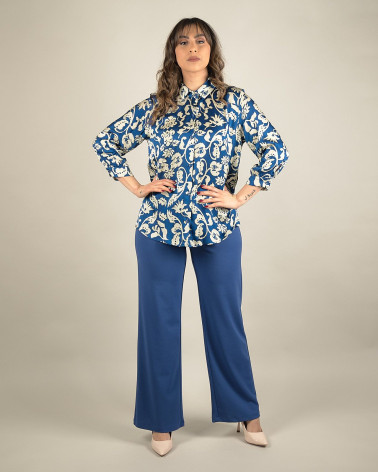 Camicia in fantasia foliage