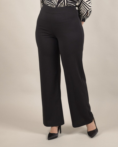 Pantaloni palazzo in scuba crepe special price