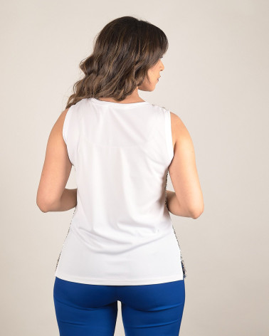 Top con paillettes