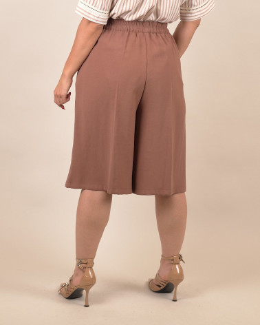 Bermuda tabacco a gamba larga