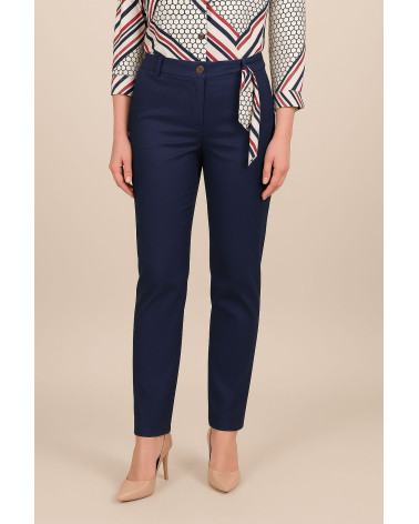 Pantaloni donna in cotone con fit comodo