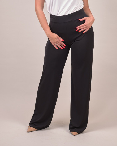 Pantalone ampio daily fit in tessuto fluido