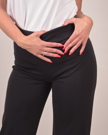 Pantalone ampio daily fit in tessuto fluido