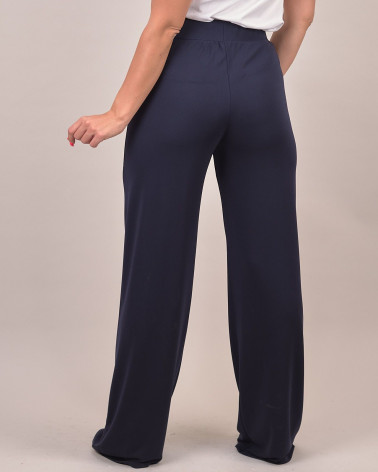 Pantalone ampio daily fit in tessuto fluido