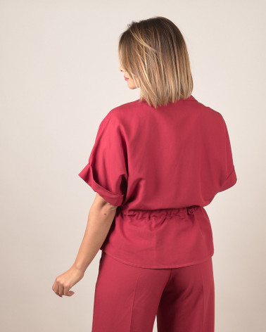 Shariana tegola in lino e viscosa