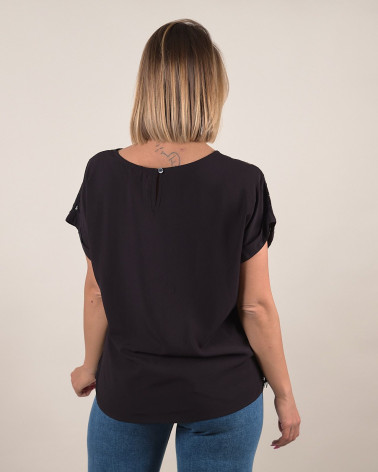 Maglia in pizzo macramè in cotone