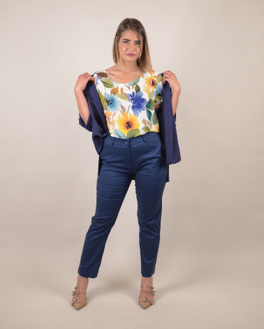 Pantaloni chino in cotone