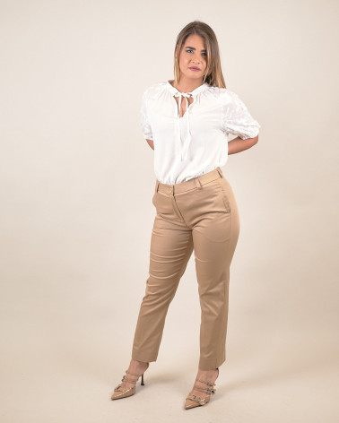 Pantaloni chino in cotone