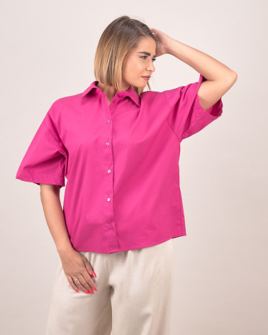 Camicia over in cotone