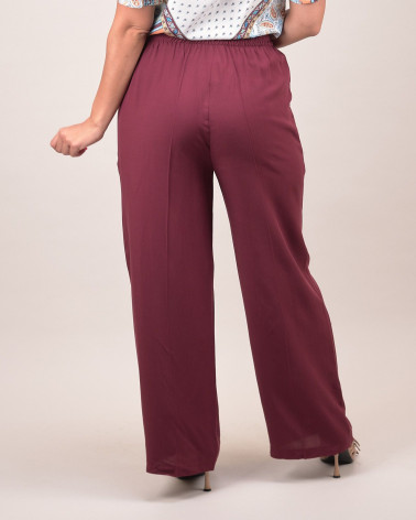 Pantaloni larghi in viscosa