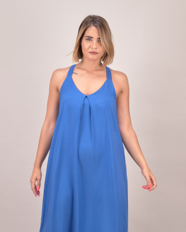 Abito lungo in viscosa