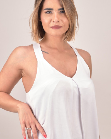 Abito lungo in viscosa