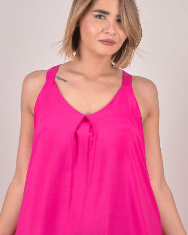 Abito lungo in viscosa