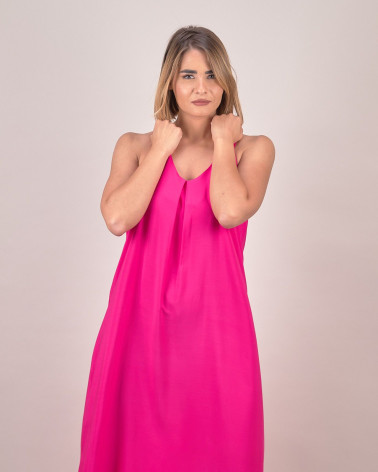 Abito lungo in viscosa