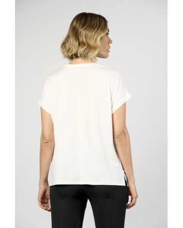 T-shirt bimaterica