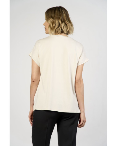 T-shirt bimaterica