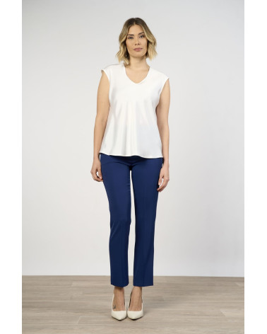 Top in raso di viscosa