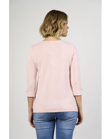Maglia basic girocollo in viscosa