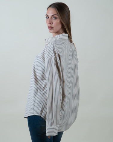 Camicia Oversize a Righe