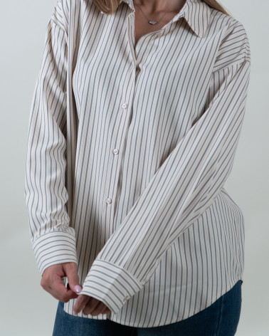 Camicia Oversize a Righe