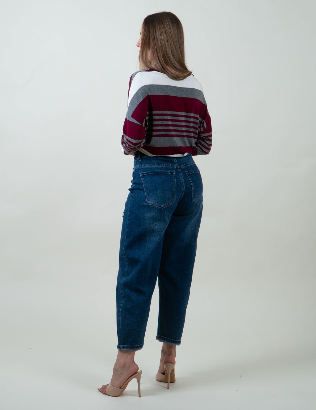Jeans Ballon Cropped|Colore:Jeans