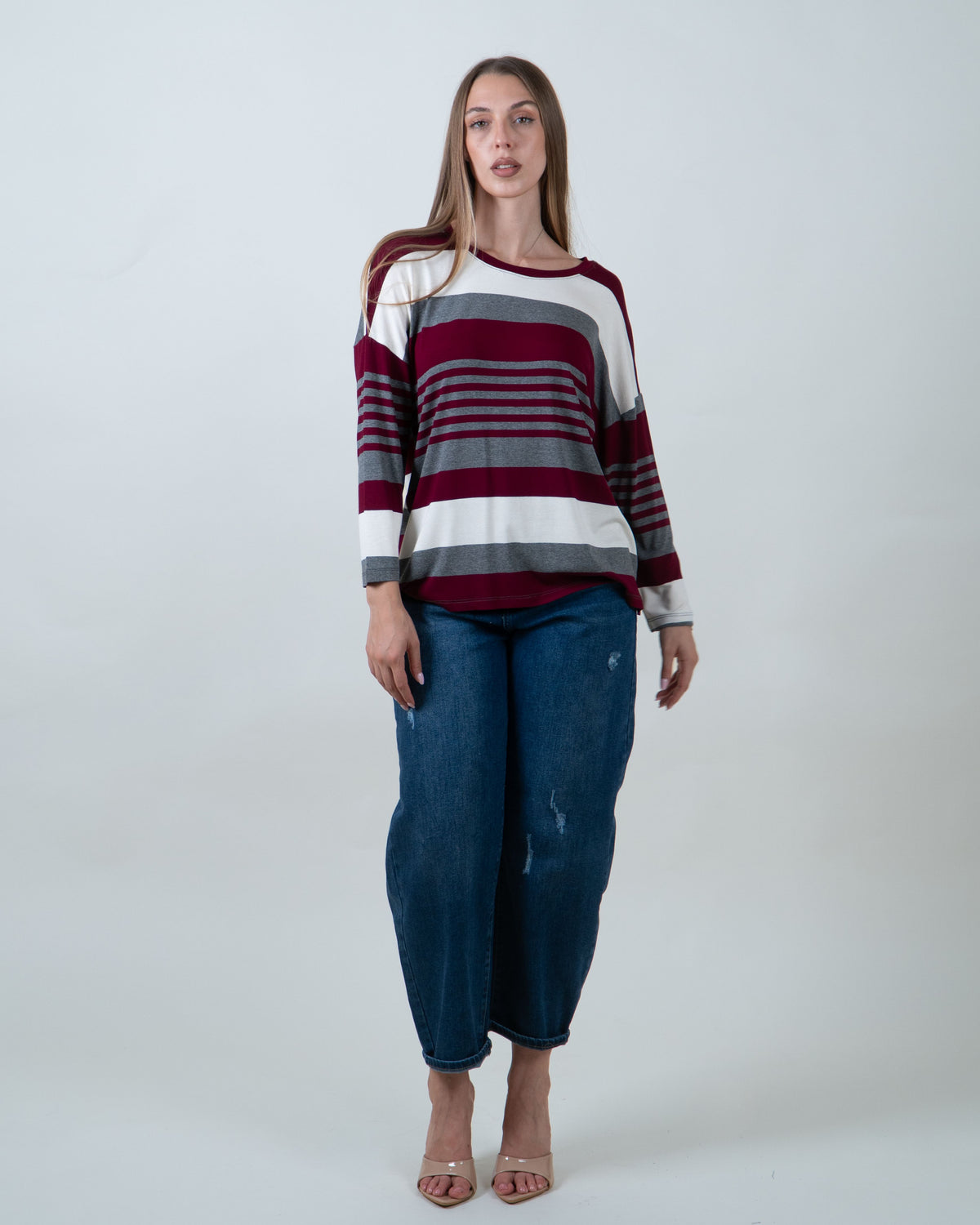 Jeans Ballon Cropped|Colore:Jeans