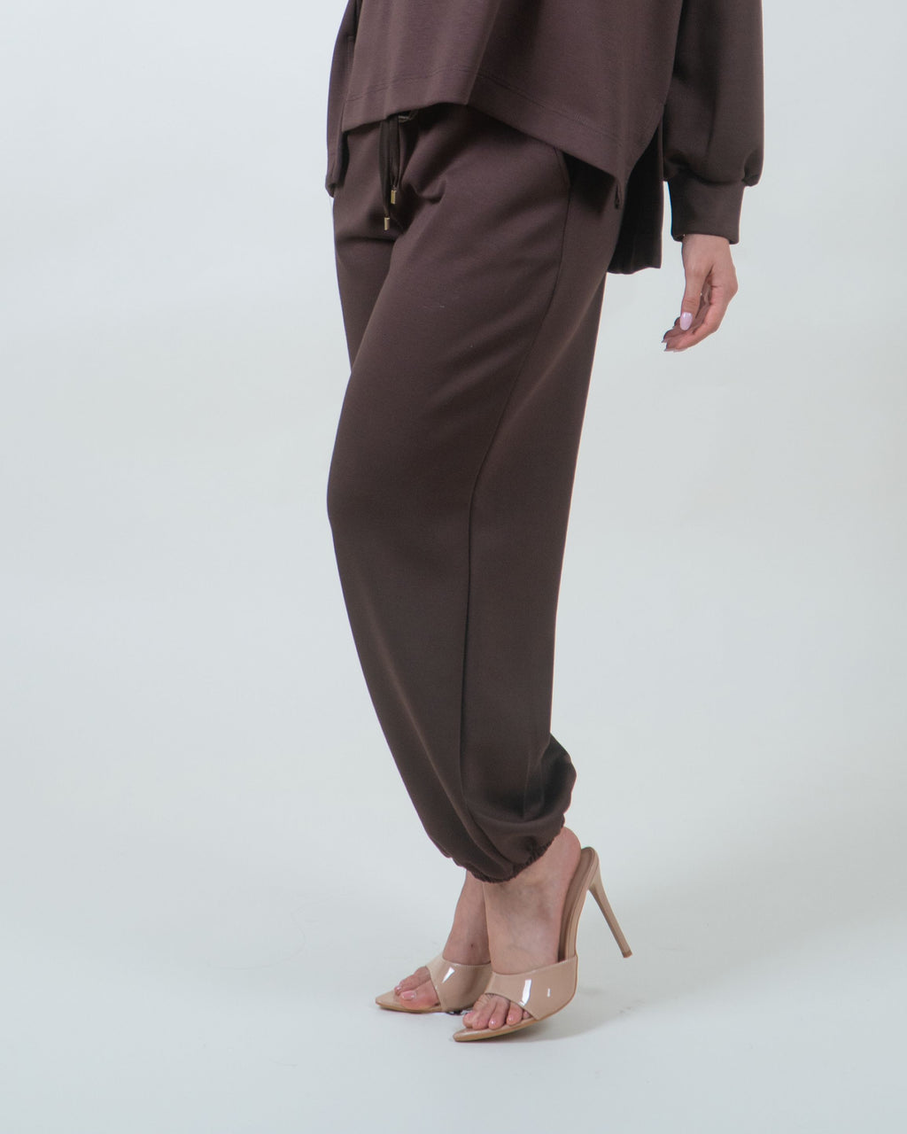 Pantaloni jogger marrone|Colore:Marrone