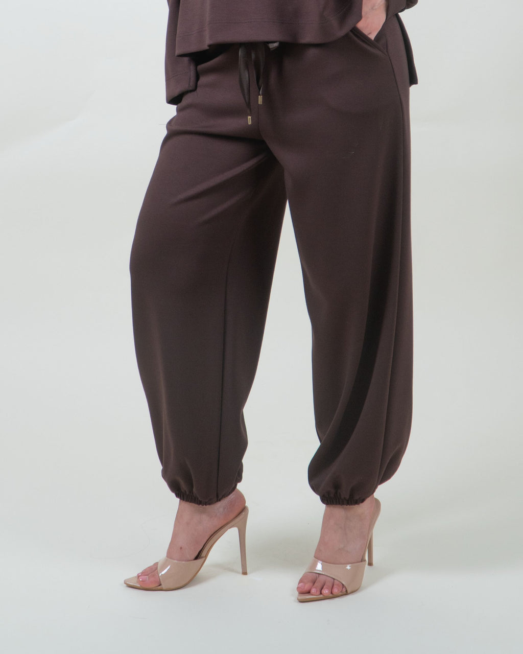 Pantaloni jogger marrone|Colore:Marrone