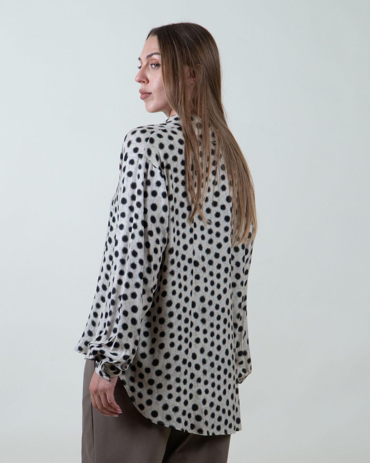 Camicia a pois|Colore:Fantasia