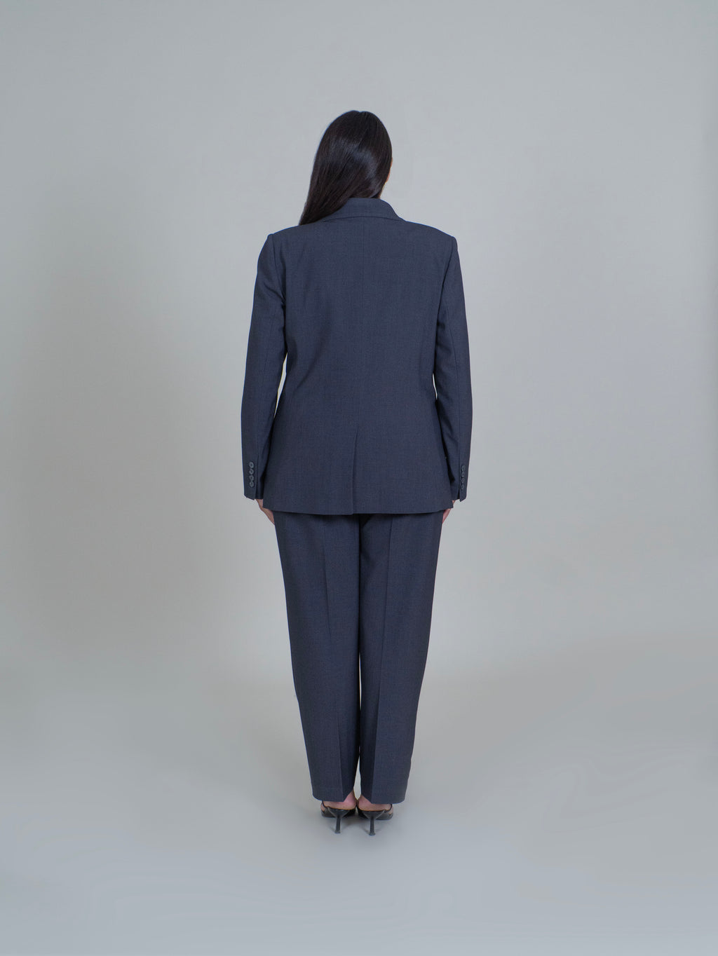 Blazer Doppiopetto Grigio|Colore:Grigio