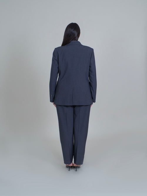 Blazer Doppiopetto Grigio|Colore:Grigio