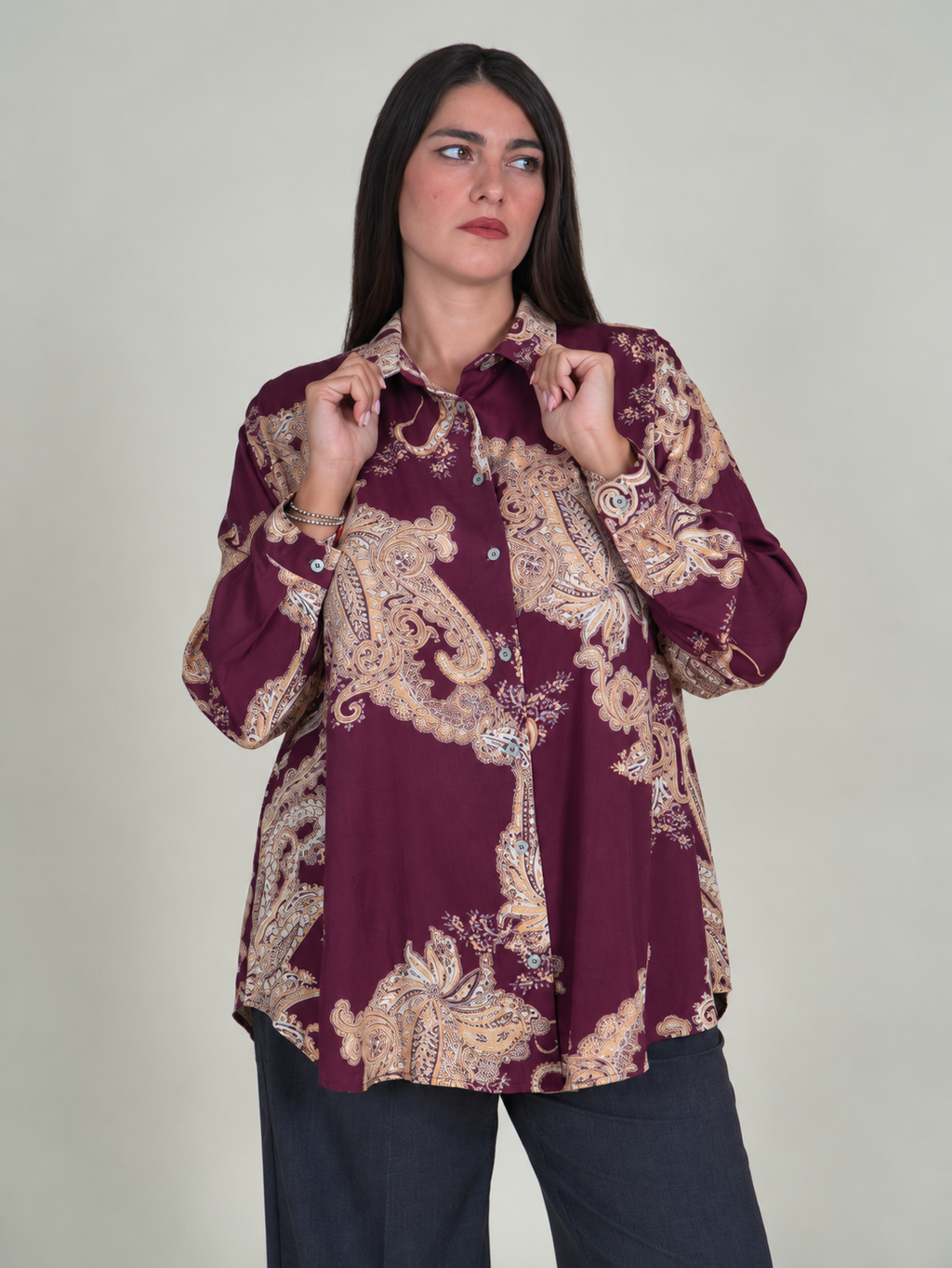 Camicia Fantasia Paisley|Colore:Fantasia