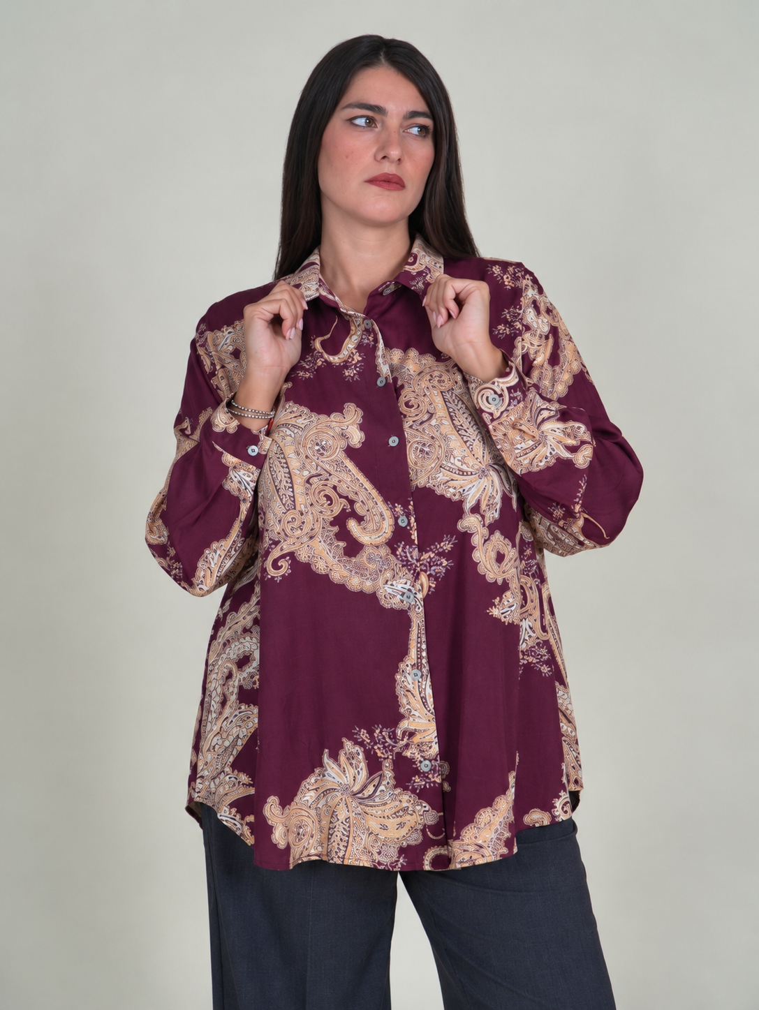 Camicia Fantasia Paisley|Colore:Fantasia