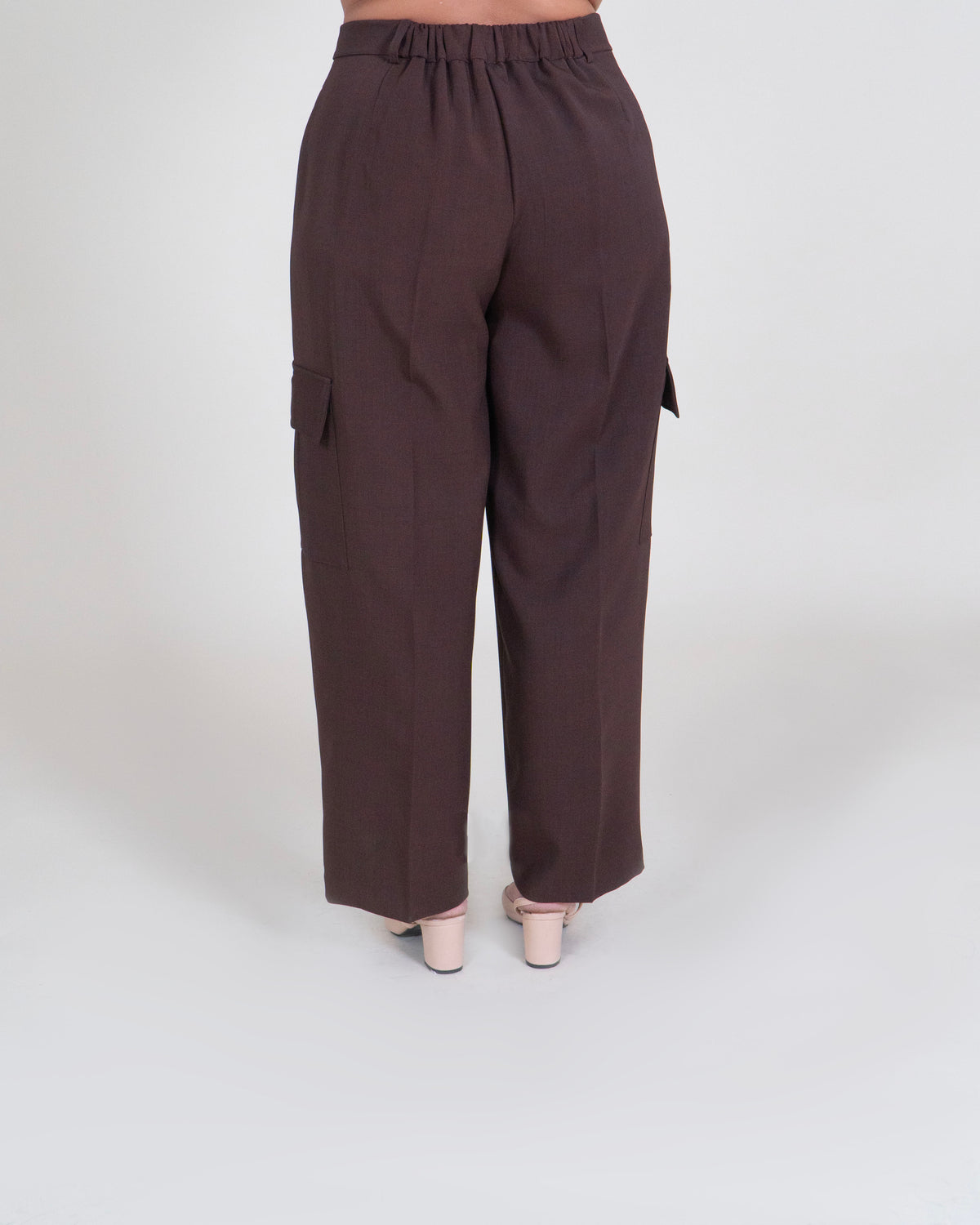 Pantaloni Ampi Cargo|Colore:Moro