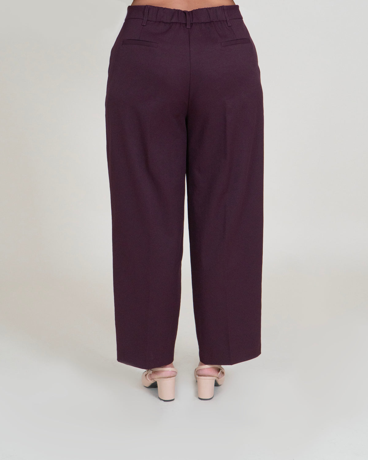 Pantaloni Ampi Capri|Colore:Bordeaux