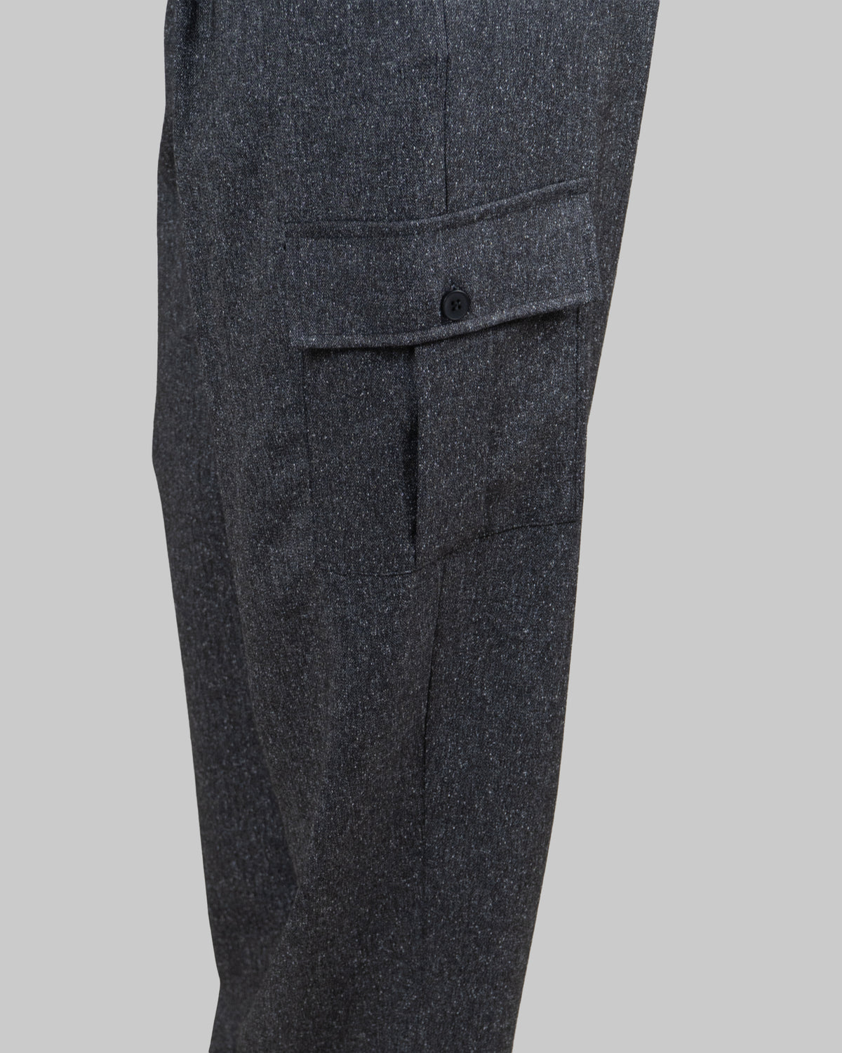Pantaloni Cargo in Grisaglia con Tasconi|Colore:Grigio