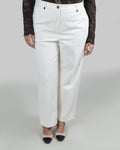 Pantaloni Ampi Capri|Colore:Burro
