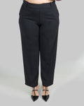 Pantaloni a Gamba Dritta|Colore:Nero