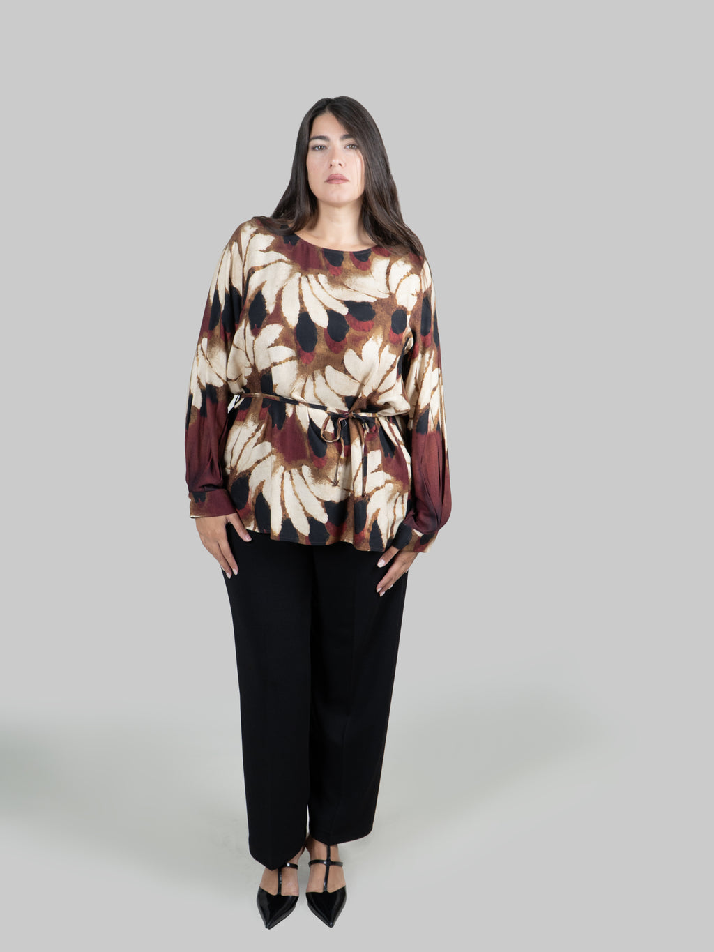 Pantaloni a Gamba Dritta|Colore:Nero