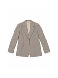 Blazer Monopetto Tortora|Colore:Tortora