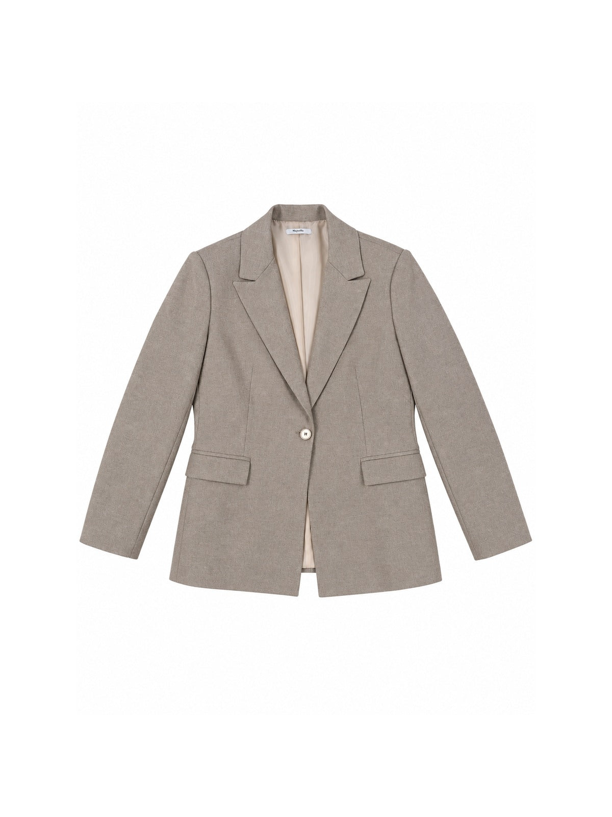 Blazer Monopetto Tortora|Colore:Tortora