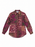 Camicia Fantasia Paisley|Colore:Bordeaux